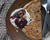 A picture of step 10 of Autumn chestnut pancakes #2.