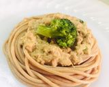 A picture of step 6 of Creamy Herb-Garlic Tuna & Broccoli Pasta.
