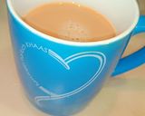 A picture of step 2 of Milk powder tea.