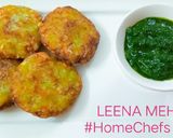 A picture of step 5 of Hariyala Sabudana Vada.