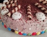 Pas rețetă Tort cu jeleu de zmeură 7 fotografie