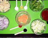 A picture of step 1 of Veg. Chinese chop suey/ American chop suey.