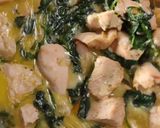 Foto del passaggio 5 della ricetta Bocconcini di pollo al curry con spinacino