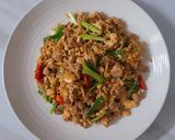 รูปขั้นตอนการทำที่ 3 ของ "หมูสับไข่ผัดขิง"Stir Fried Minced Pork&Eggs with Ginger