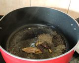 A picture of step 5 of Zafrani Pulao.