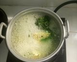 Foto langkah ke 6 dari resep Sayur Bayam+Jagung dan Tempe.