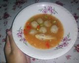 Foto langkah ke 9 dari resep Cilok ayam kuah.