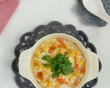 Foto langkah ke 5 dari resep Egg Drop Corn Soup with Tofu.