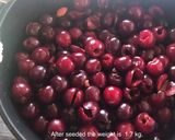 รูปขั้นตอนการทำที่ 1 ของ วิธีทำเชอร์รี่กวนสำหรับทำไส้คุกกี้