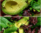 Foto del paso 12 de la receta: Ensalada de brotes tiernos y Espinacas con vinagreta de Mango