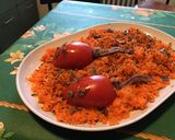 Une image de l'étape 6 de Souris de tomates sur champ de carottes (anchois,câpres, algues et melfor).