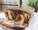 Foto langkah ke 10 dari resep Moist Marble Cake / Marmer Cake Moist (beneran moist loooh, nyoklat dan buttery, recommended!).