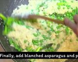 A picture of step 6 of Asparagus and peas risotto.