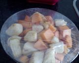Foto del paso 5 de la receta: Potaje de legumbres con cabezada, y de postre cóctel de calabaza, manzana y arándanos