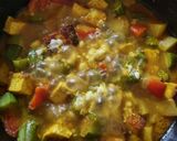 A picture of step 2 of Ghar ki Assamese Vegetable Thaali.