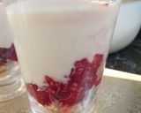 Gluténmentes, tejmentes, málnás pohárkrém recept fázis 3 fotója