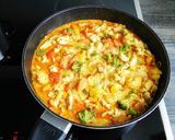 Pas rețetă Curcan (pui) colorat cu sos de curry 2 fotografie