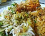 A picture of step 5 of Rainbow briyani.