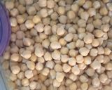 A picture of step 1 of Chana chat.
