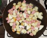 Foto del paso 3 de la receta: Papas con acelgas, jamón y pollo 😍✨