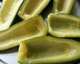 A picture of step 2 of Stuffed Zucchini with Tuna and Melted Cheese.