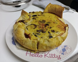 Foto del paso 5 de la receta: Tarta salada de setas y bacalao con masa brisa casera