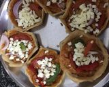 કટોરી પીઝા (Katori Pizza Recipe in Gujarati) રેસીપી સ્ટેપ10ફોટો