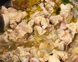 A picture of step 4 of White Mutton kurma.