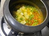 Mangodi with rice
