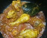 A picture of step 4 of Chicken alo.