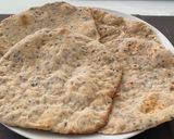 A picture of step 4 of Sourdough Flaxseed Pita Bread.