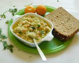 A picture of step 4 of Creamy avocado chickpea hummus.