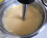 A picture of step 4 of Eggless Strawberry Custard.