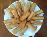 Hình bước làm 4 của món Chả giò tôm thịt