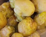 A picture of step 1 of Ambada Chutney Hog plum chutney.