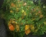 A picture of step 9 of Chana daal methi ki sabzi Bengal gram and fenugreek leaves veg).