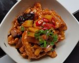 Foto langkah ke 6 dari resep Sweet and Sour Snapper Fish / Tangsuyuk halal (Kakap Asam Manis).