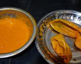 A picture of step 2 of Aamras aur Poori.