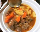 A picture of step 5 of Simple Beef Stew with Wine 🍲 (First time cooking and it was a great success 😍).