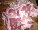 Hình bước làm 1 của món Canh kim chi thịt ba chỉ