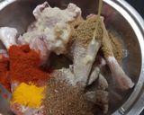 A picture of step 4 of Hyderabadi Lagan Ka Murgh.