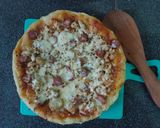 Foto langkah ke 8 dari resep Pizza Teflon (rotinya dijamin empuk!).