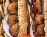 صورة لخطوة 5 من وصفة روبيان ساندويتش 🦐🦐🍤🍤🌯