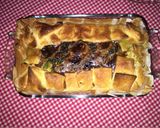 Foto del passaggio 4 della ricetta Quiche erbette campagnole e champignon