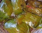 Foto langkah ke 11 dari resep Nasi Bakar Cumi Asin.
