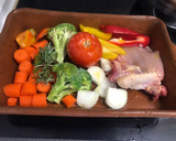 Foto del paso 1 de la receta: Arroz meloso de pollo y gallina 🐓