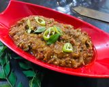 A picture of step 7 of Baingan ka Bharta.