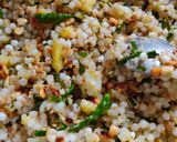 A picture of step 5 of Sabudana khichdi.