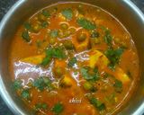 A picture of step 8 of Matar panner.