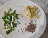 A picture of step 3 of Aloo Gobhi.